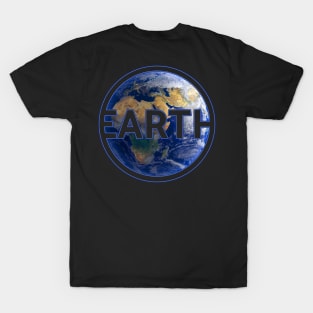 Planet earth Europe at night gift space idea T-Shirt